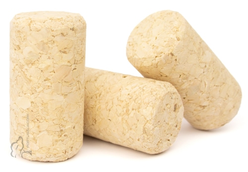 Agglomerated cork stoppers