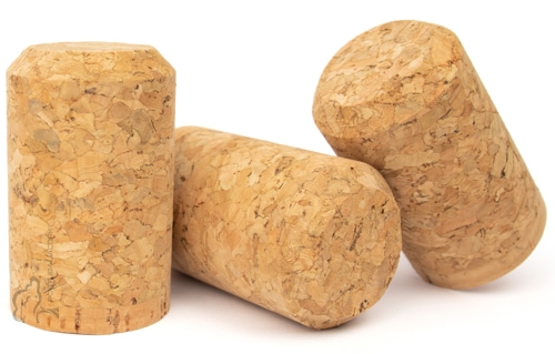 Cork stoppers 6 Champagne cork stoppers 0+1